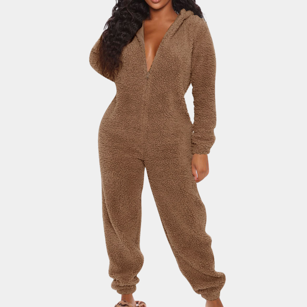 Mara™ - Cozy Chic Jumpsuit  Pajama Set