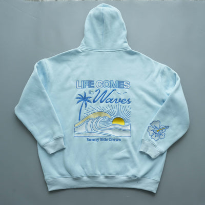 Cecilie™ - Beachy geborduurde hoodie