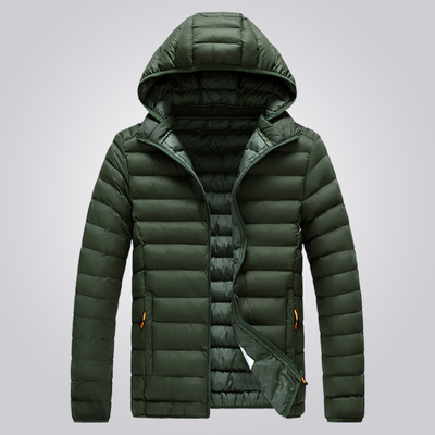 Glacier™ - katoenen gewatteerde jas (met afneembare capuchon)