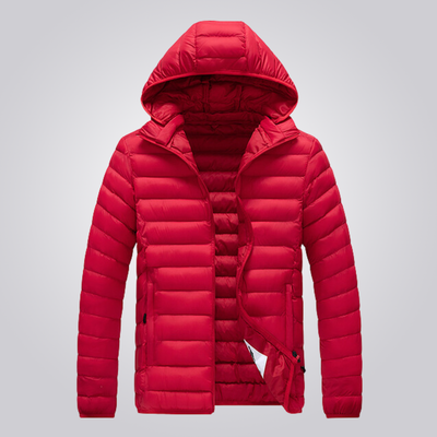 Glacier™ - katoenen gewatteerde jas (met afneembare capuchon)