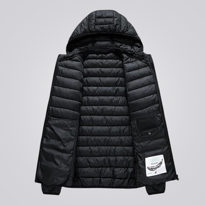 Glacier™ - katoenen gewatteerde jas (met afneembare capuchon)