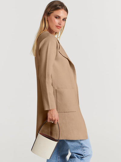 Karoline™ - Behound Lapel Classy Coatigan