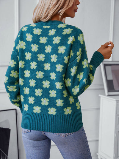 Christine™ - V-hals Daisy Trui