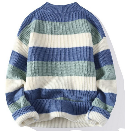 Niel™ - Striped Turtleneck Sweater