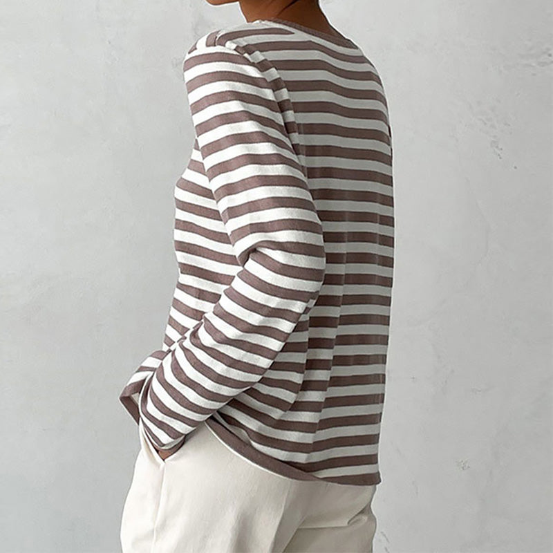 Camy™ - Gestreepte Pullover Trui