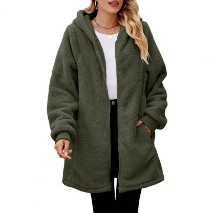 Karina™ - Hooded Zip Cardigan Coat