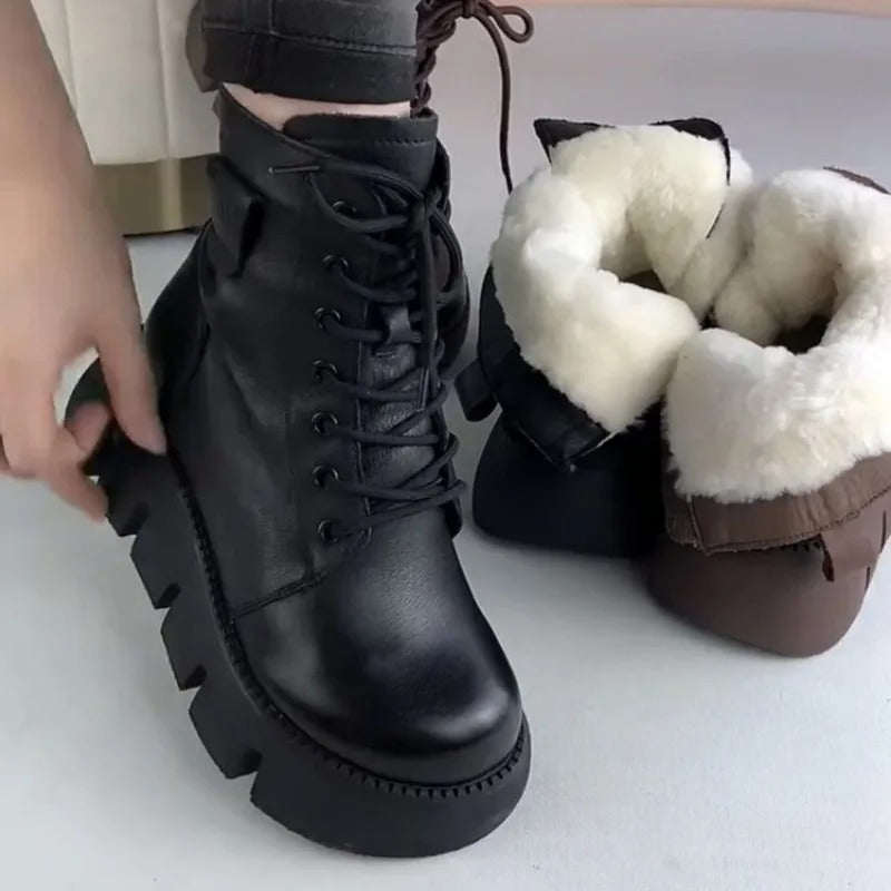 Sofia™ - Muffin Leather Boots