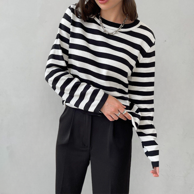 Camy™ - Gestreepte Pullover Trui