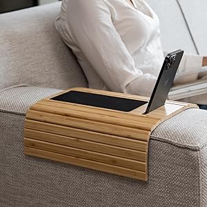 Tuko™ - Bamboo Sofa Armrest Table
