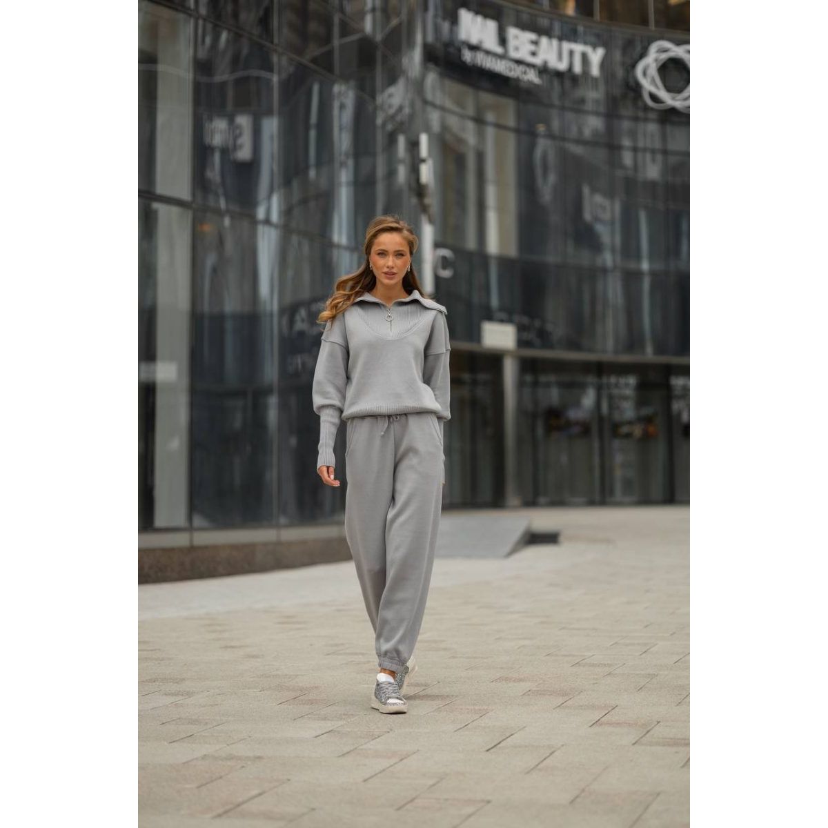 Tine™ - Women's Knitted Pullover Trousers Set