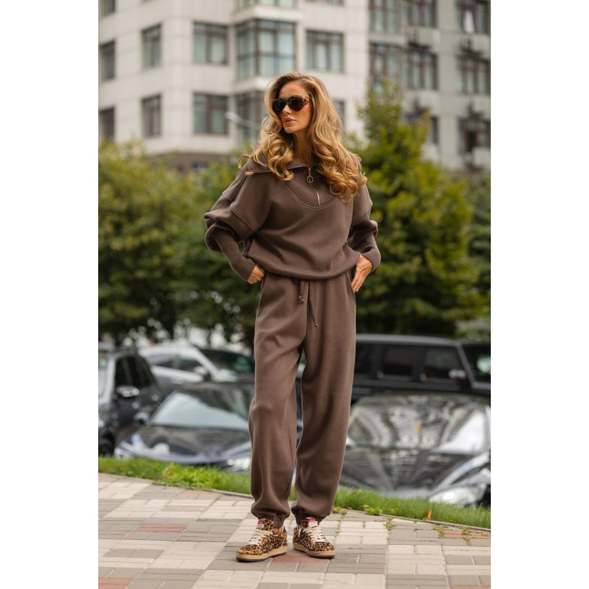 Tine™ - Women's Knitted Pullover Trousers Set