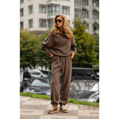 Tine™ - Women's Knitted Pullover Trousers Set